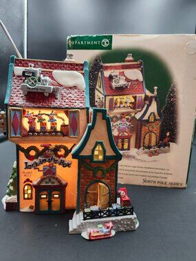 Department 56 North Pole Series: Jack in the Box Plant No. 2 With Box